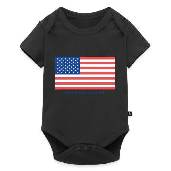 American dream - Baby Premium short-sleeve bodysuit - black - Front