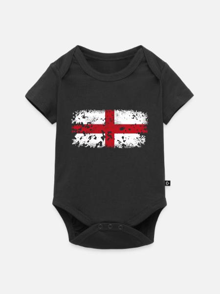 Genoa St. George's Cross - Baby Premium short-sleeve bodysuit - black