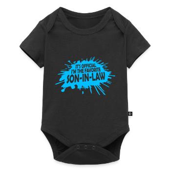 C’est officiel, je suis le gendre préféré qui dit - Body à manches courtes Premium Bébé - noir - Devant