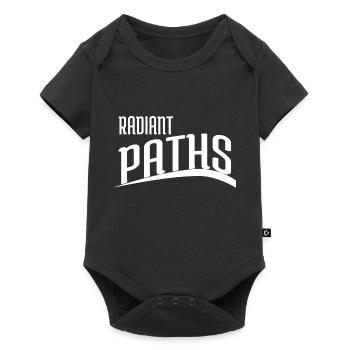 Spiritual Journey Sunlit Adventures Funny Sayings - Baby Premium short-sleeve bodysuit - black - Front