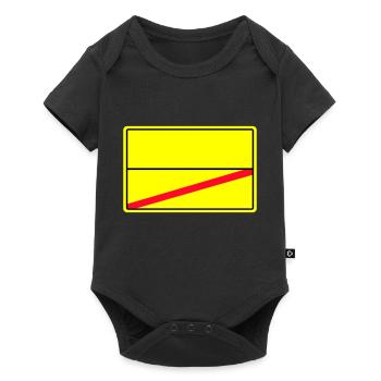 place-name sign - Baby Premium short-sleeve bodysuit - black - Front