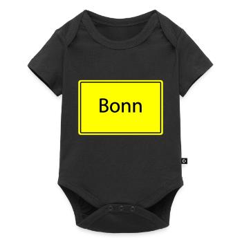 Panneau de place Bonn - Body à manches courtes Premium Bébé - noir - Devant