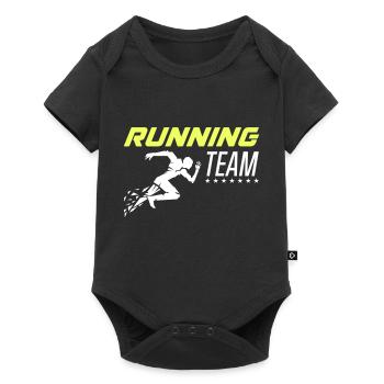 Running Team 1 - Baby Premium short-sleeve bodysuit - black - Front