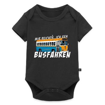 J’en ai assez, je vais prendre le bus - Body à manches courtes Premium Bébé - noir - Devant