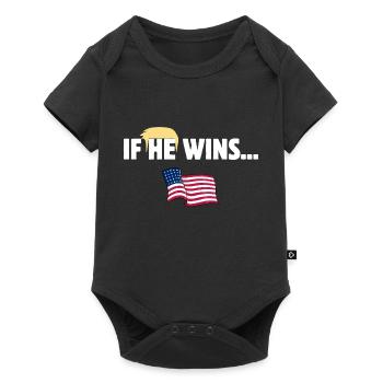 IF HE WINS ... USA ELECTION 2024  - Baby Premium short-sleeve bodysuit - black - Front