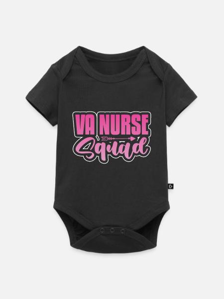 VA Nursing squad - Baby Premium Kurzarmbody - Schwarz