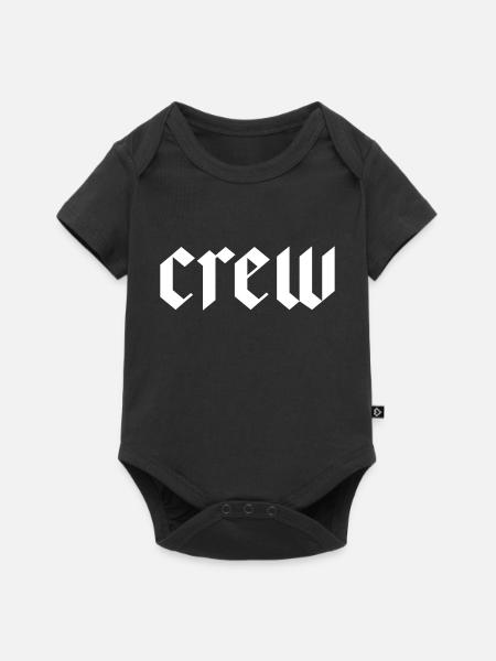 crew - Baby Premium Kurzarmbody - Schwarz