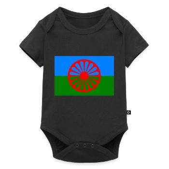 115552801 179234121 Roma flags - Baby Premium short-sleeve bodysuit - black - Front