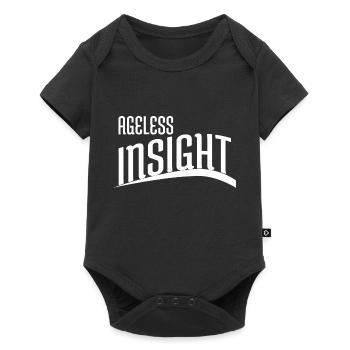 present positive mindset wisdom community - Baby Premium short-sleeve bodysuit - black - Front