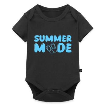 summer mode - Baby Premium Kurzarmbody - Schwarz - Vorne