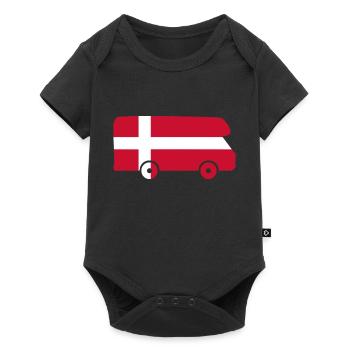 Camper Danemark Voyage Vacances Camper Autocollant - Body à manches courtes Premium Bébé - noir - Devant
