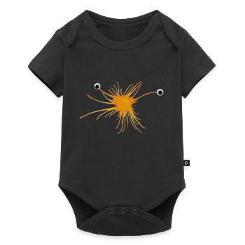 MONSTRUMMS Nr. 10 - Baby Premium Kurzarmbody - Schwarz - Vorne