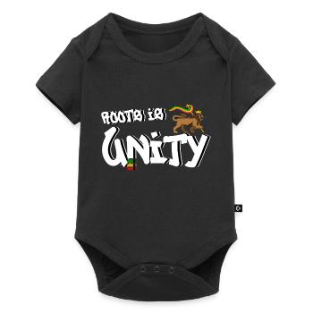 Roots is Unity - Baby Premium Kurzarmbody - Schwarz - Vorne