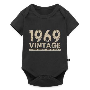Vintage 1969 Bursdag - One of Kind - Body à manches courtes Premium Bébé - noir - Devant