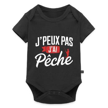 I can't, I sinned - Baby Premium short-sleeve bodysuit - black - Front