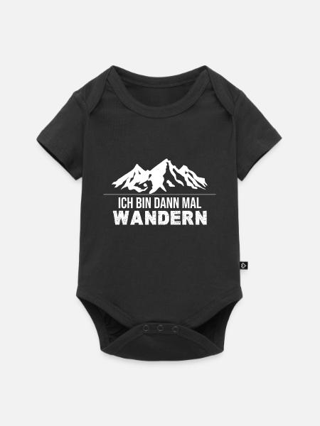 Je ferai de la randonnée alors - Body à manches courtes Premium Bébé - noir
