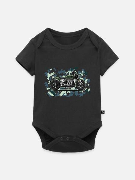 Cruiser // Custom // Motorrad - Baby Premium Kurzarmbody - Schwarz