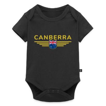 Canberra Australia T-Shirt for Fans and Lovers - Baby Premium short-sleeve bodysuit - black - Front