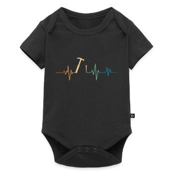 Carpenter heartbeat - gift idea - Baby Premium short-sleeve bodysuit - black - Front