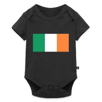 Irland - Baby Premium Kurzarmbody - Schwarz - Vorne