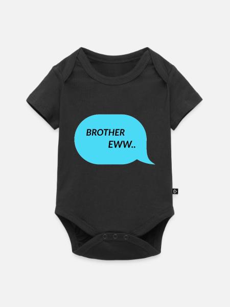 Bruder - Baby Premium Kurzarmbody - Schwarz