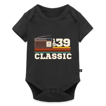 Anniversary 1939 retro classic - Baby Premium short-sleeve bodysuit - black - Front
