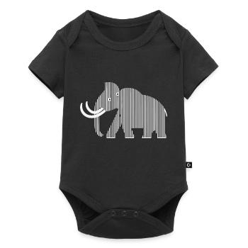 mammouth - Body à manches courtes Premium Bébé - noir - Devant