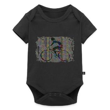 Cyclist - Baby Premium short-sleeve bodysuit - black - Front