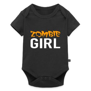 Zombie Girl - Halloween - Witch - Pumpkin - Horror - Baby Premium short-sleeve bodysuit - black - Front