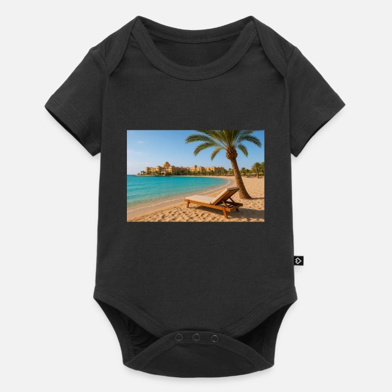 Baie de Soma - Body à manches courtes Premium Bébé - noir