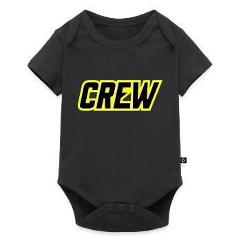 Crew - Baby Premium short-sleeve bodysuit - black - Front