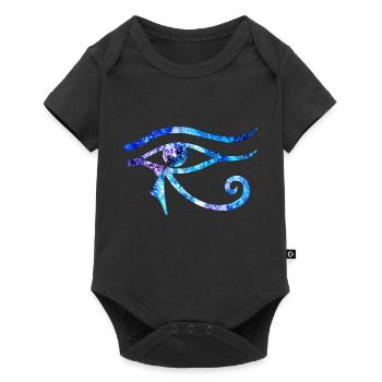 Cosmic Eye Of Horus - Blue and Purple Version - Baby Premium short-sleeve bodysuit - black - Front