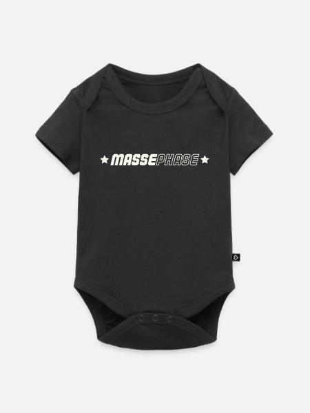 Masse Phase - Baby Premium Kurzarmbody - Schwarz