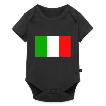 Italy flag - Baby Premium short-sleeve bodysuit - black - Front