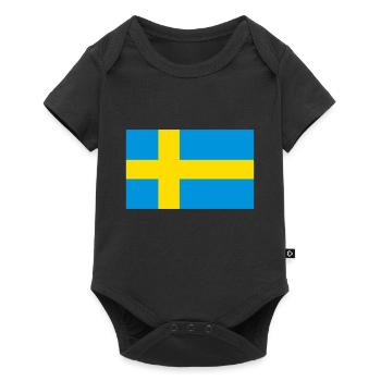 Sweden - Baby Premium short-sleeve bodysuit - black - Front