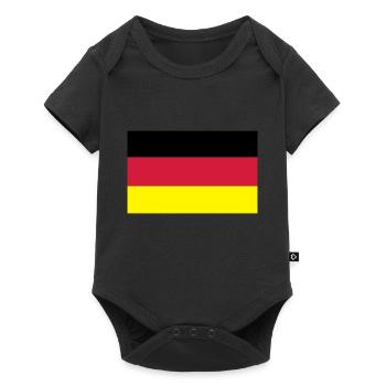 German Flag - Baby Premium short-sleeve bodysuit - black - Front
