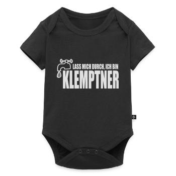 Lass mich durch, ich bin Klemptner - Baby Premium Kurzarmbody - Schwarz - Vorne