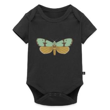 Schmetterling 115 - Baby Premium Kurzarmbody - Schwarz - Vorne