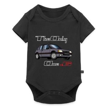 205 1,6 1990 Gris Magnum - Body à manches courtes Premium Bébé - noir - Devant
