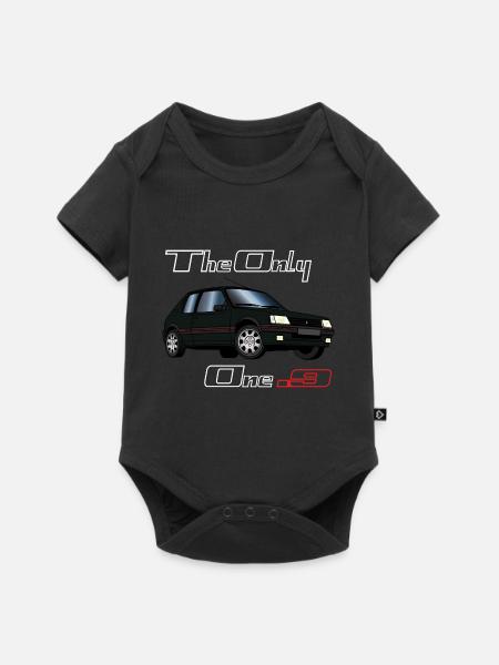 205 1,9 1991 1992 1993 Noir Vernis - Body à manches courtes Premium Bébé - noir