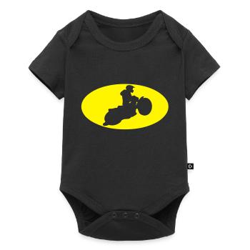 speedway logo bat - Body à manches courtes Premium Bébé - noir - Devant