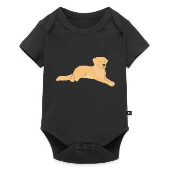 Golden Retriever - Body à manches courtes Premium Bébé - noir - Devant
