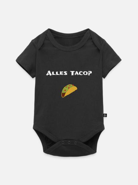Alles Taco - Baby Premium Kurzarmbody - Schwarz
