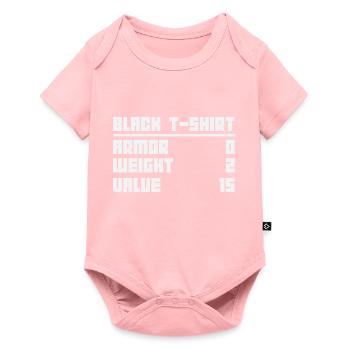 Gaming Gamer Spielkonsole Konsole Retro Geschenk - Baby Premium short-sleeve bodysuit - rose - Front