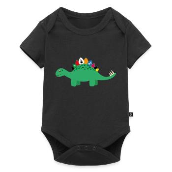 Musique Choix de guitare Dino T-Shirt Guitarian Musician - Body à manches courtes Premium Bébé - noir - Devant