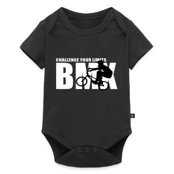 défiez vos limites - Body à manches courtes Premium Bébé - noir - Devant
