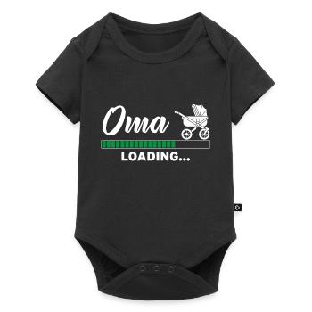 Oma loading - Baby Premium Kurzarmbody - Schwarz - Vorne