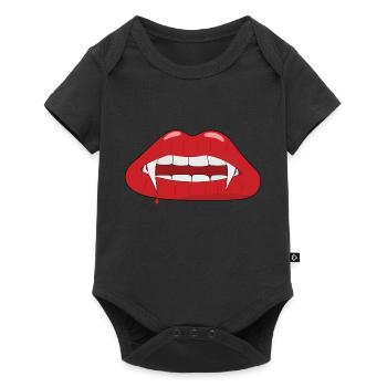 Vampire Vampire Teeth - Baby Premium short-sleeve bodysuit - black - Front
