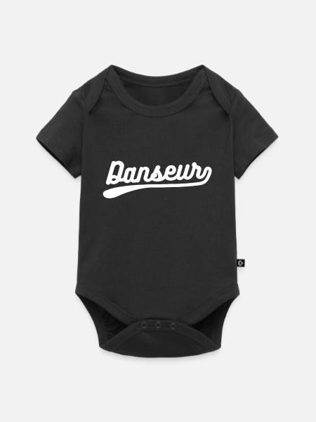 danseur. t-shirt danseur - Body à manches courtes Premium Bébé - noir