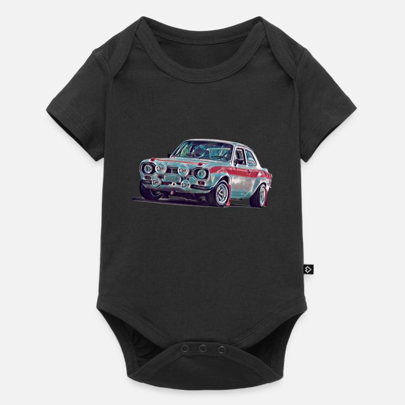 Rallye d'escorte - Body à manches courtes Premium Bébé - noir